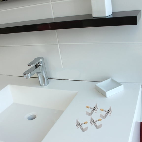 GOOHOCHY Undermount Sink Mounting Clips and Brackets for Secure Installation, Sink Support Hardware Kit