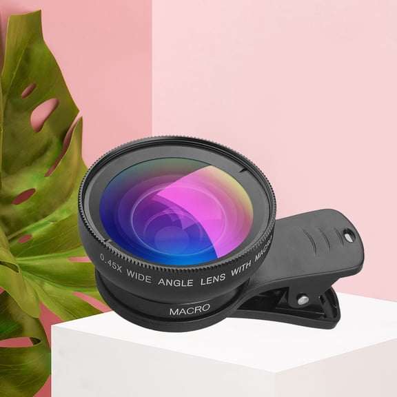GOOHOCHY Universal Phone Camera Lens with Aluminum Alloy and Glass for Professional Photos 0.45x