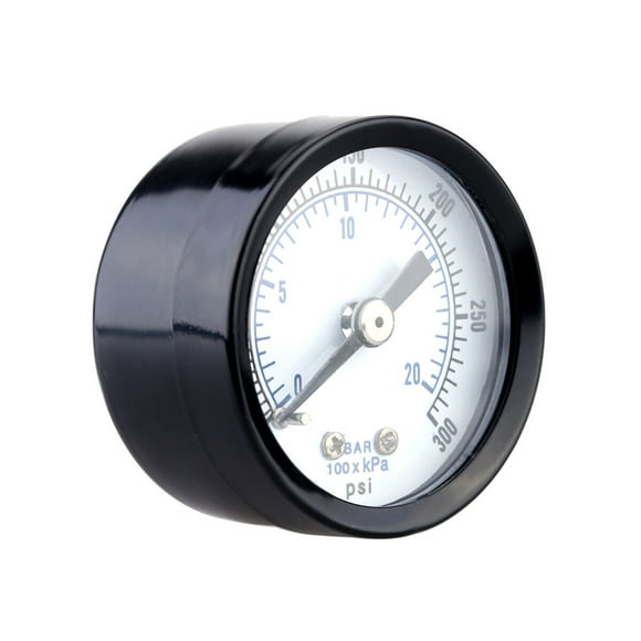 GOOHOCHY Utility Vacuum Pressure Gauge for Air Compressor Water Oil Gas 0-300PSI 0-20BAR