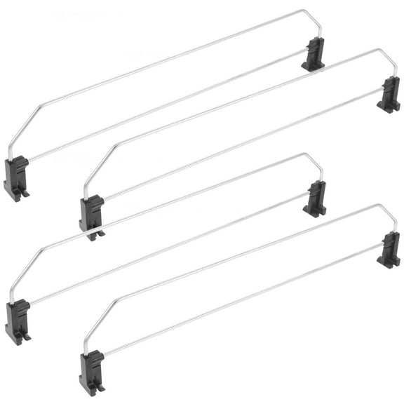 GOOHOCHY Ventilated Shelf Divider Shelves Dividers Rack Storage Dividing Silver