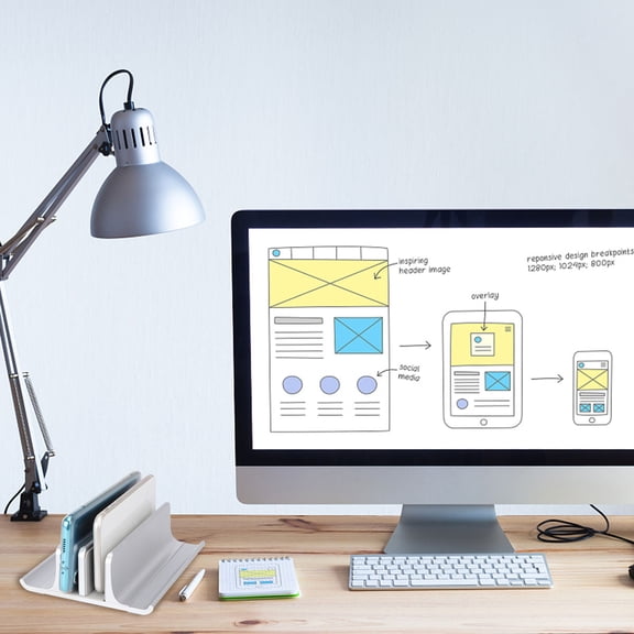 GOOHOCHY  Vertical Laptop Stand Holder Cooler Radiator Rack for Home