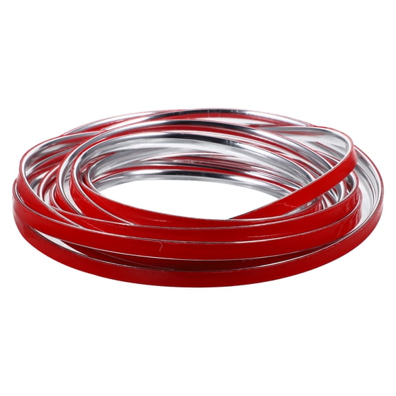 GOOHOCHY Flexible Trim Moulding Silver 1 Roll 197X0.31X0.12In