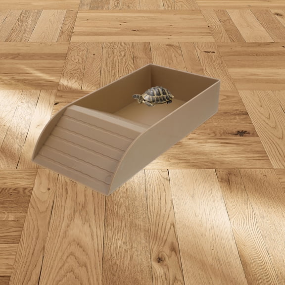 GOOHOCHY WORGEOUS 1 Set Reptile Water Dish for Turtle Aquarium Feeding and Bathing Plastic Pool for Tortoise