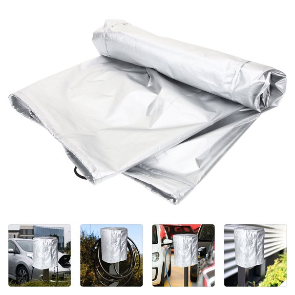 GOOHOCHY WORGEOUS 141.00X40.00X33.00CM Silver Charging Pile Protective Cover