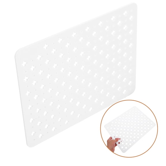 ADDHAT White Plastic Wall-Mounted Pegboard Organizer Panel for Bathroom, Office, Garage Storage and More