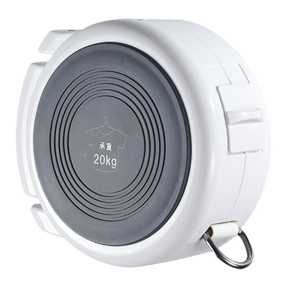 GOOHOCHY Wall-mounted Clothes Rack Retract Clothesline Pole Travel ...