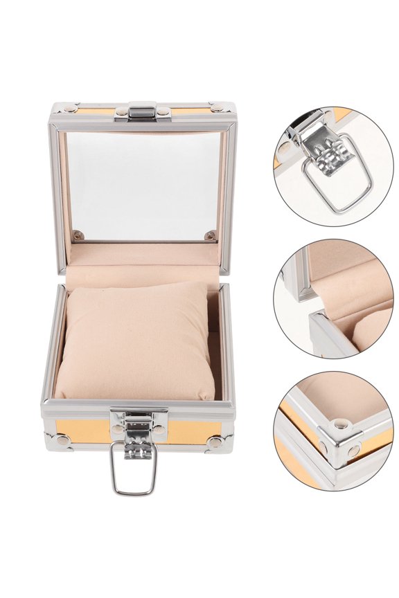 Watch Holder Stainless Steel Dustproof Women Home Use 1Pcs