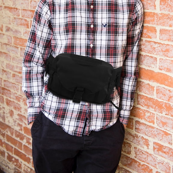 GOOHOCHY Motorcycle Waist Bag Large Capacity Riding Pack with Adjustable Belt for Biking, Off-Road Racing, Hiking & Outdoor Activities