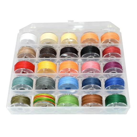 GOOHOCHY Waxed Line for Sewing Use with High Color Saturation and Wear Resistance 0.55mm Round Polyester Thread