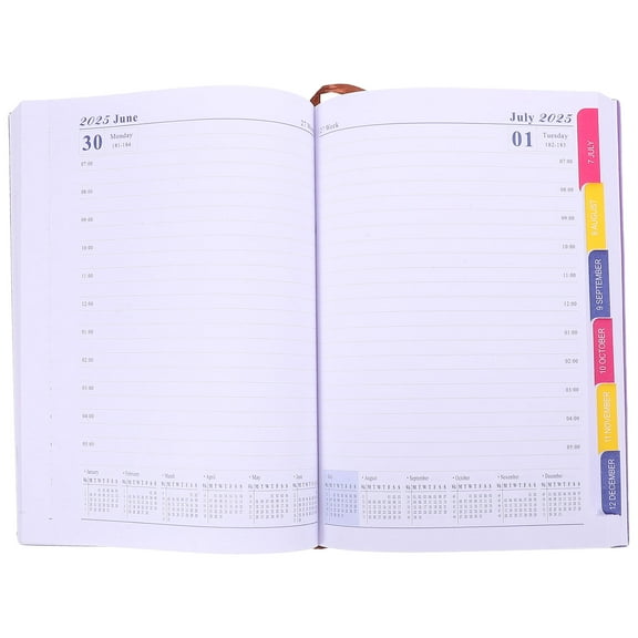 GOOHOCHY Weekly Planner Undated Organizer Book English Agenda Dating Student