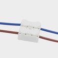 thumbnail image 1 of GOOHOCHY White ABS Spring Connectors for Light Fixture 100pcs Easy Installation High Pressure Resistance, 1 of 8