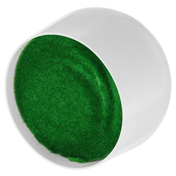 GOOHOCHY White Flocking Mini Planter for DIY Fake Flowers Adds Decor Touch 3.5 Inches