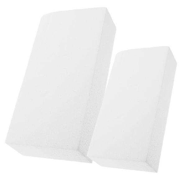 GOOHOCHY Polystyrene Shape Brick Foam Block White Foam 2Pcs for Birthday Decorations