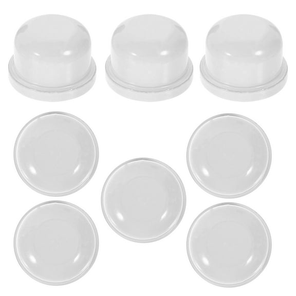 GOOHOCHY White Lampshade Holder Clip with Sturdy Iron Material for Home DIY Lighting Supplies 8pcs