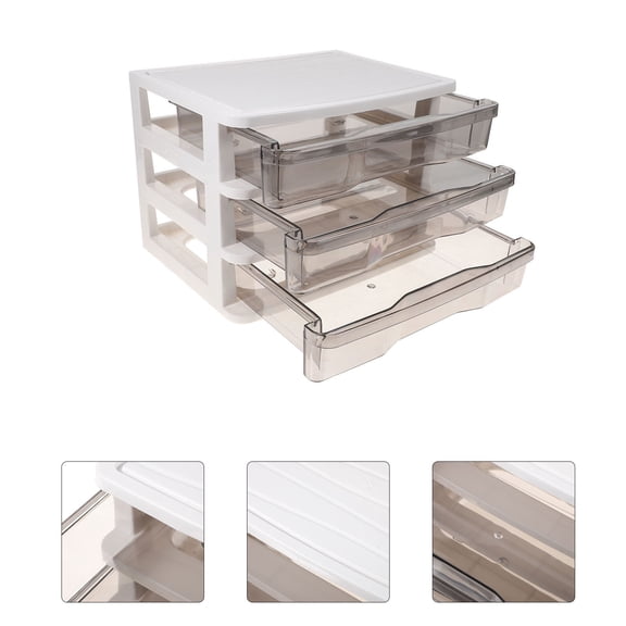 GOOHOCHY Storage Drawers Cosmetics Organizer 1Set 9.3X6.9X6.3In