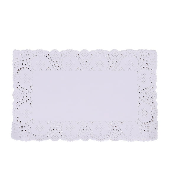 GOOHOCHY White Oilabsorbing Paper Doilies for Cake and Baked Goods Made from Raw Wood Pulp 140pcs