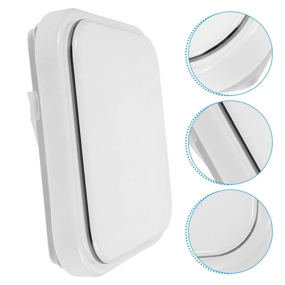 GOOHOCHY White Plastic Ceiling Light Cover for Decorative Lighting in Bedroom and Living .5"x4.5"