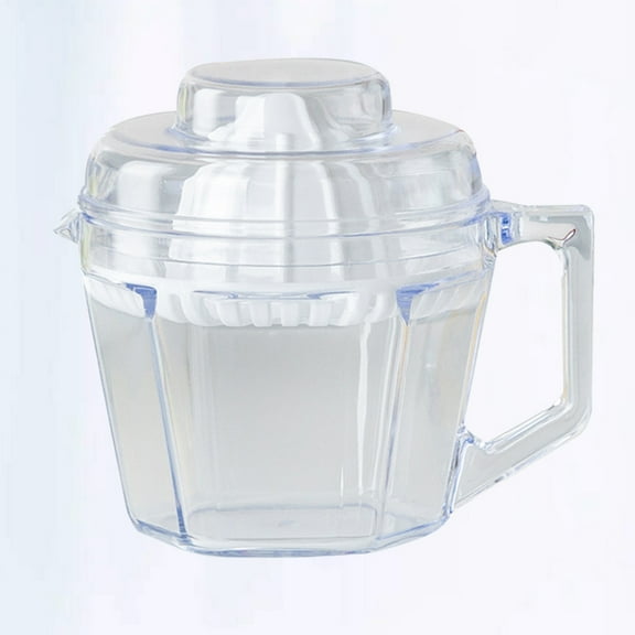 HINTRMENT 1Pc White Plastic Fruit Squeezer Manual Juice Maker Hand Press Kitchen Tool for Home Use
