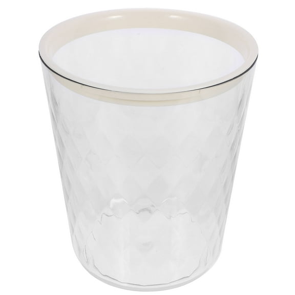 GOOHOCHY Garbage Bin Plastic Large Opening Households Kitchen 1Pcs