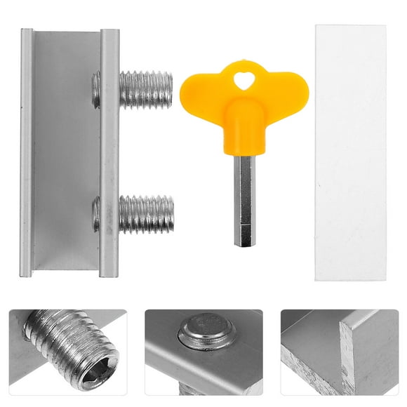GOOHOCHY Window Lock Adjustable Sliding Window Door Safety Lock Window Buckle Security Stopper Window Lock Sliding Window Stopper Slide Door Security Adjustable Buckle Lock