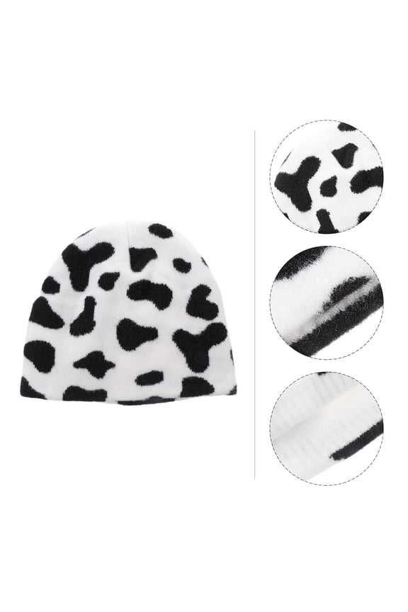 Warm Black Woolen Knitted Beanie Hat for Cold Weather, Soft Premium Yarn Winter Cap for Men and Women