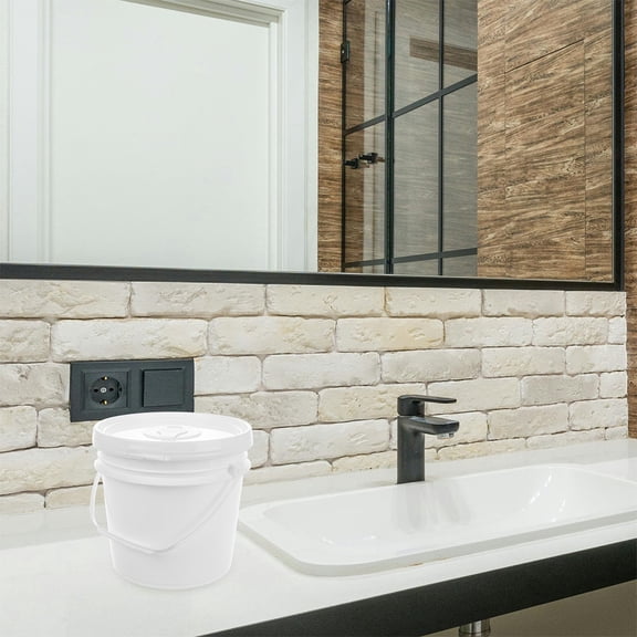 GOOHOCHY Refillable Wipe Container for Bathroom and Care, Multipurpose White Storage Dispenser