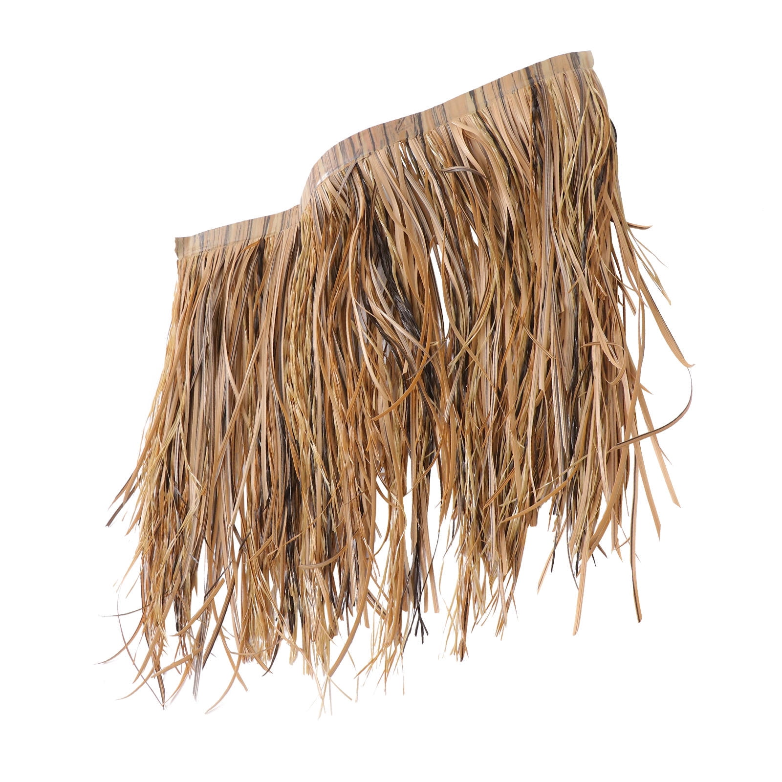 FUTUREORYY Hawaiian Plastic Table Skirt Brown For Halloween Costume 1Pcs 19.7x18.9in