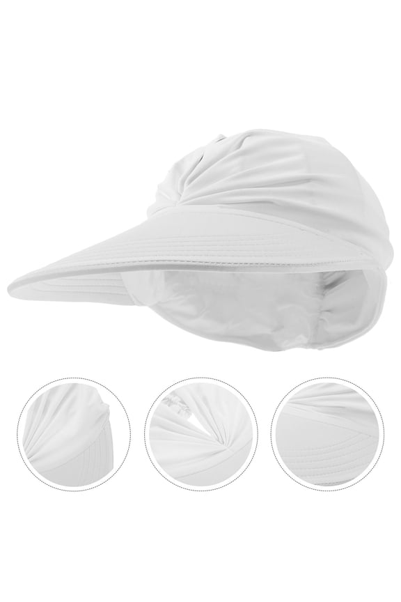 Women'S Sun Hat With Wide Brim Beach Sun Visor Hat Hiking Summer Hat Stylish Hat Lightweight Sun Visor Hat Breathable Hat