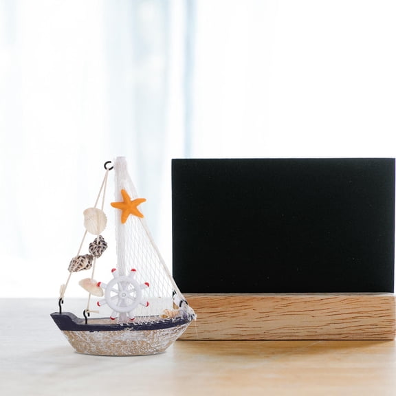 GOOHOCHY Wood Nautical Decoration with Realistic Detailing for Home Office or Bathroom Decor 2 Pieces