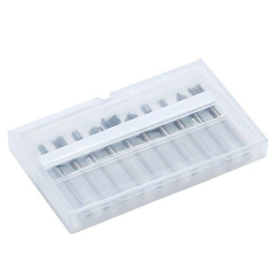 GOOHOCHY Woodworking Milling Bits White 10Pcs Round Shank Plastic