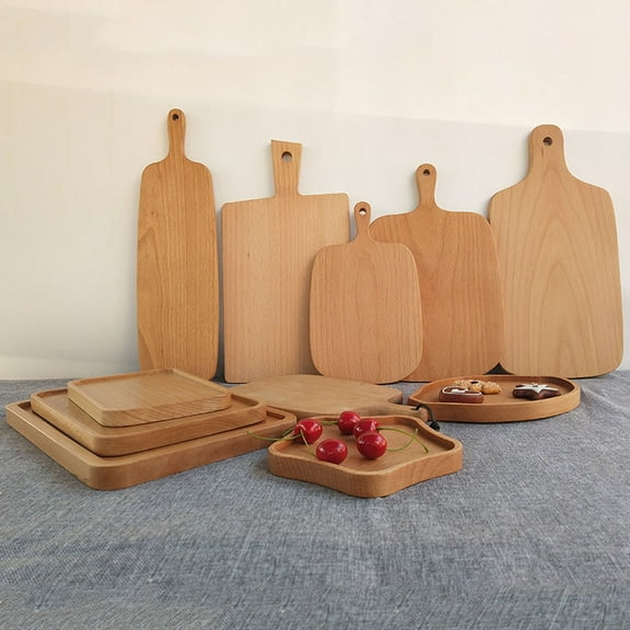 GOOHOCHY Wood Breadboard 1Set 10.2x5.9x0.6in