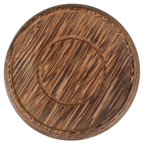 GOOHOCHY Round Wooden Riser for Home Use Brown Classic Design Versatile Display Stand 7.8cm