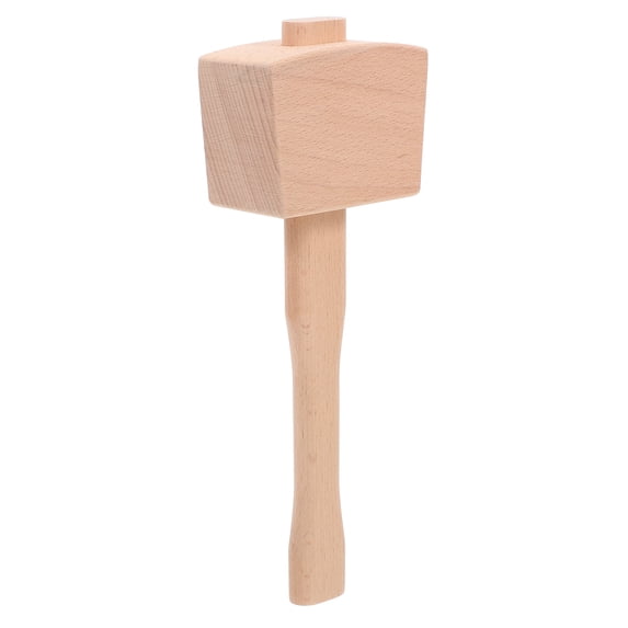 GOOHOCHY Wooden Hammer Leathercraft Wood Mallet Carpentry Mallet Multi-purpose Woodworking Tool Small Wooden Mallet Chisel Mallet Woodworking