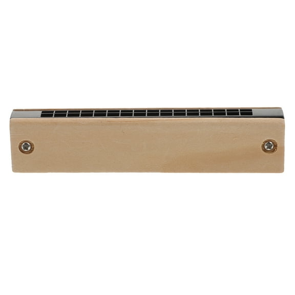 GOOHOCHY Wooden Harmonica for Kids with Rich Sound and Portable Size Multi Color ABS Material