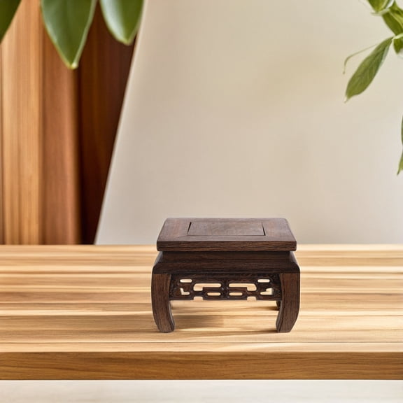 GOOHOCHY Wood Teapot Display Stand Wing Wood 1Set