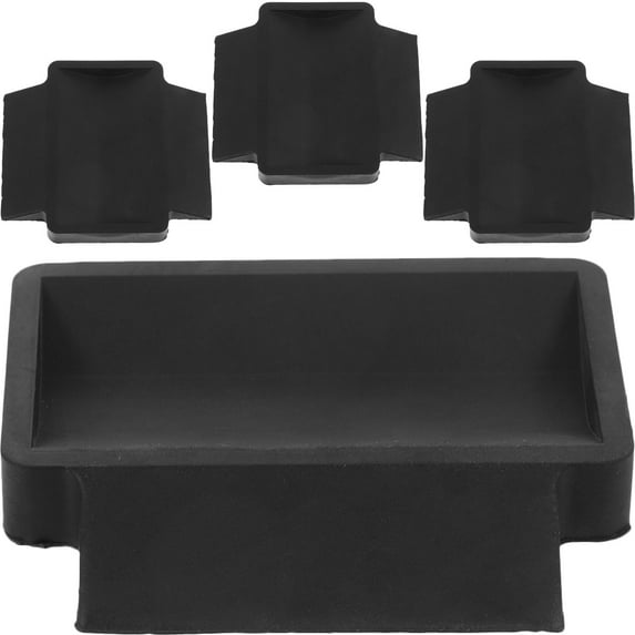 GOOHOCHY furniture coasters pads Square Furniture Coasters Rubber Noise Reduction Living Room 4Pcs
