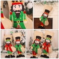 thumbnail image 1 of Mobutofu Stocking Bag Linen Sock Shaped For Families Gifting 1Pack 22.8x9.8in, 1 of 8