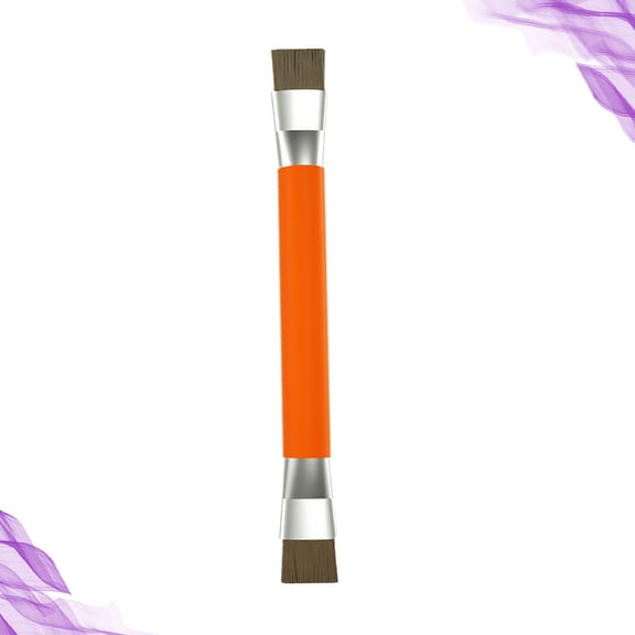 GOOHOCHY Yellow CPU Cleaning Brush with Double Head Design for Electronics Cleaning Use, Durable Bristles, Portable Size