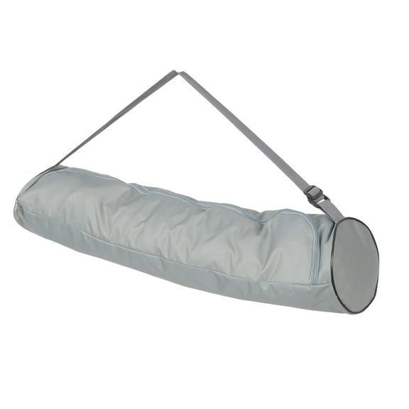 GOOHOCHY Yoga Mat Backpack Gym Bag Fitness Pouch Carrier Travel Light Grey