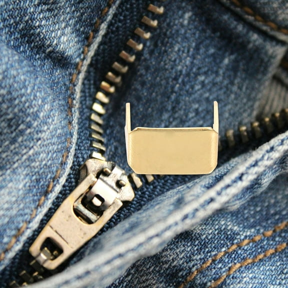 GOOHOCHY Zipper Repair Kit with 20 Pieces Copper Golden Hardware for Fixing Jackets Bags and Clothing 20pcs