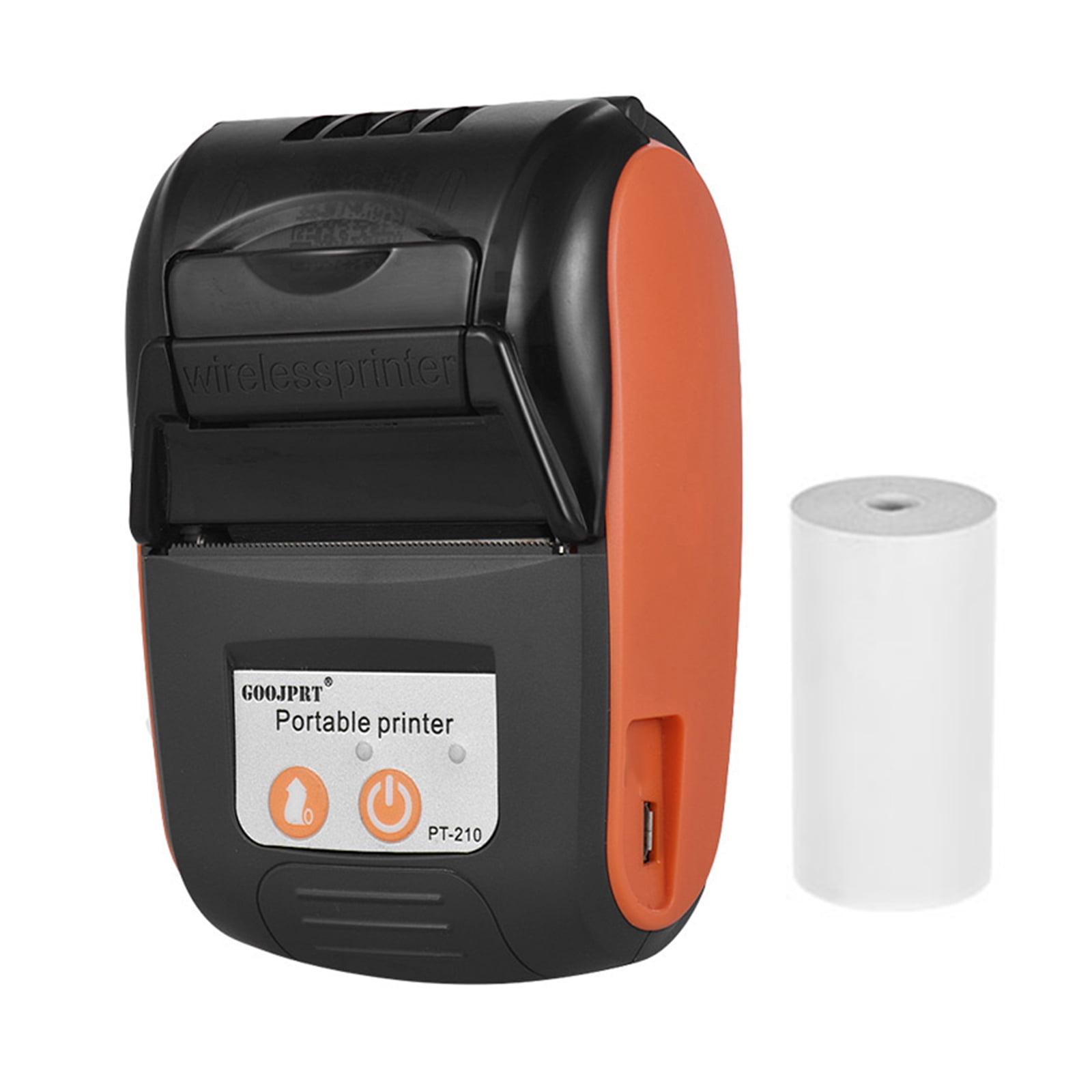 GOOJPRT Mini Portable Bluetooth Thermal Receipt Printer - MTP-3 - Black 