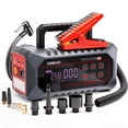 thumbnail image 1 of GOOLOO A7 Jump Starter with Air Compressor, 6000A 12-in-1 Jump Box for All Gas Engines & Up to 10L Diesel, 160 PSI Tire Inflator & Air Pump (Inflate/Deflate) with USB-C PD and LED Emergency Light, 1 of 8