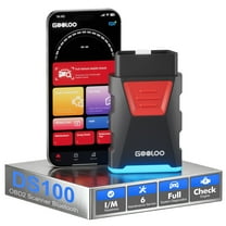 GOOLOO DS100 OBD2 Scanner Bluetooth Full System Car Scanner Diagnostic Tool for IOS & Android,Check Engine Code Reader,6 Maintenance,Battery Test,Hud Display,Performance Testing
