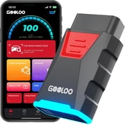 GOOLOO DS100 OBD2 Scanner Bluetooth, Full System Car Diagnostic Tool for iOS & Android, Check Engine Code Reader, 6 Maintenance Functions, Battery Test, HUD Display
