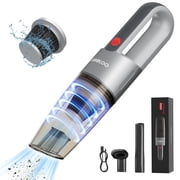 GOOLOO V7 Mate Car Vacuum Cleaner Cordless Portable Lightweight High Power Handheld Vacuum Cleaner for Car , with Washable HEPA Filter for Desk Home Pet,Gray