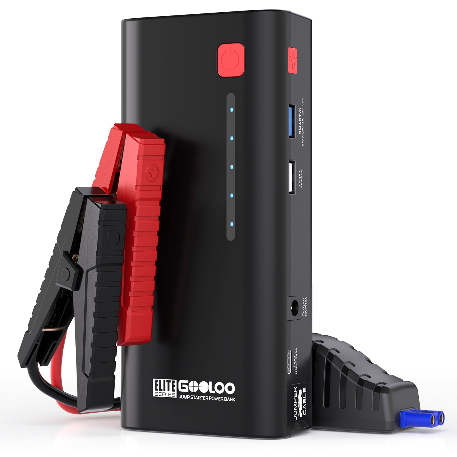 GOOLOO Jump Starter,2000A Peak 12V Portable Car Jump Starter(Up to 8.0L