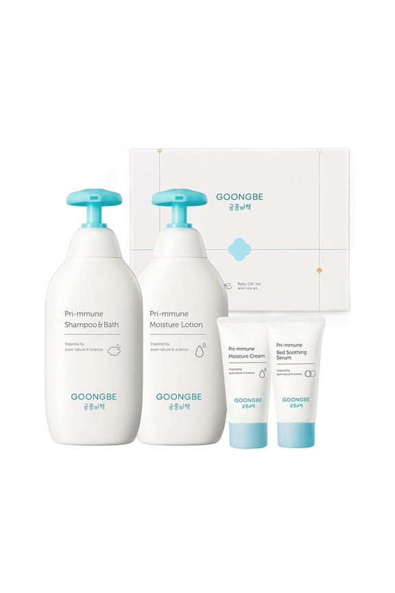 Baby Gift Set 4-piece Complete Bath & Body Care for Babies