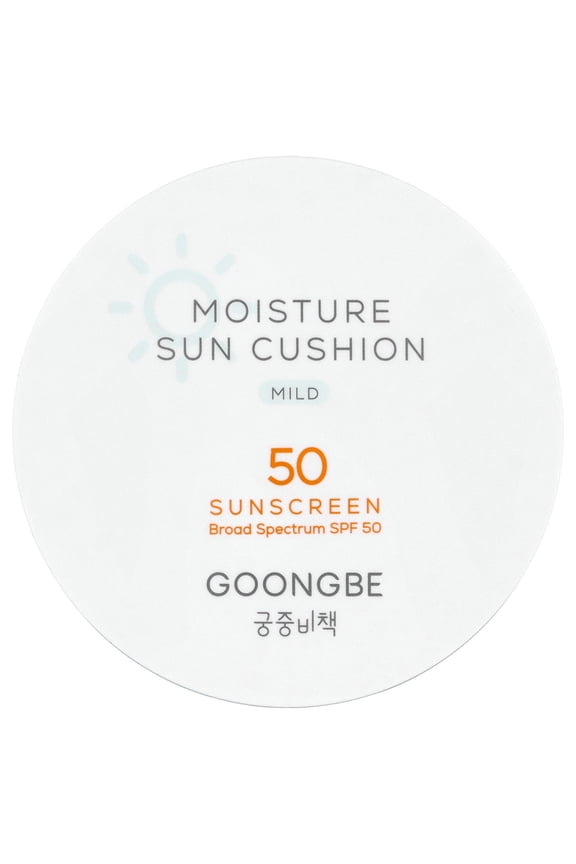 Moisture Sun Cushion Sunscreen, Mild, SPF 50, 0.49 oz (14 g)