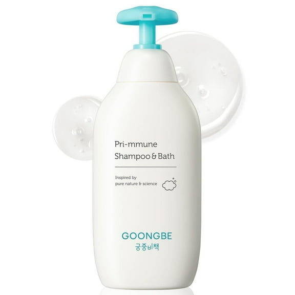GOONGBE Primmune Baby 2in1 Shampoo & Bath, 350ml (TearFree)