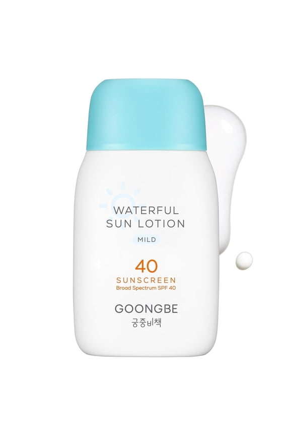 Waterful Sun Lotion Mild SPF 40 Lightweight Zinc Mineral SPF 40